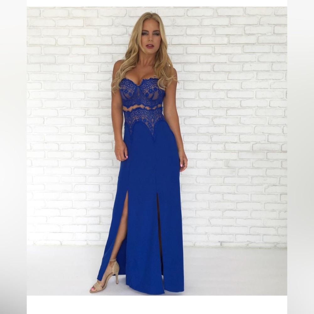 Dainty hooligan blue maxi dress